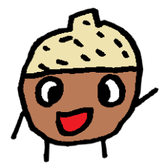 Mr.Acorn Sticker