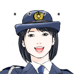 かわいい婦警さん カスタムバージョン Line スタンプ Line Store かわいい婦警さん カスタムバージョン Line スタンプ Line Store