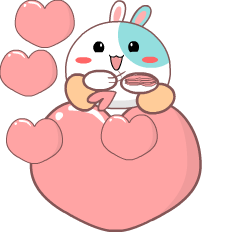 Lovely rabbit : Animated