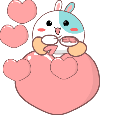 Lovely rabbit : Animated