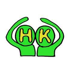 H and K Sticker