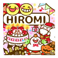 Annual events stickers"HIROMI"
