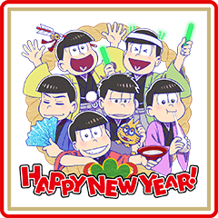 Mr.Osomatsu's New Year's Gift Stickers