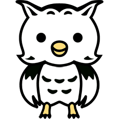 Mr.Black and white owl 2