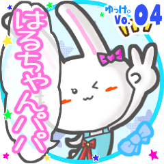 Rabbit's name sticker MY201119N12
