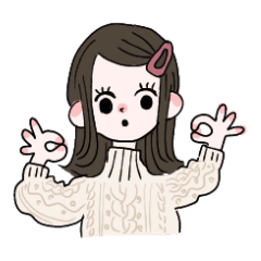 まいにちかわいいおんなのこ Line スタンプ Line Store まいにちかわいいおんなのこ Line スタンプ Line Store