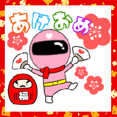 Mysterious pink ranger winter2