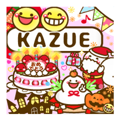 Annual events stickers"KAZUE"