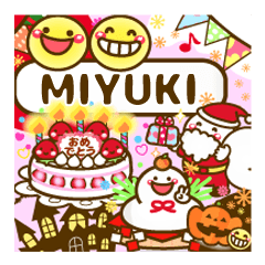 Annual events stickers"MIYUKI"