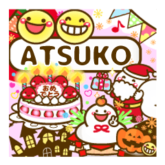 Annual events stickers"ATSUKO"