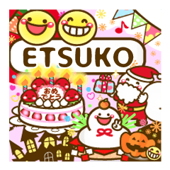 Annual events stickers"ETSUKO"