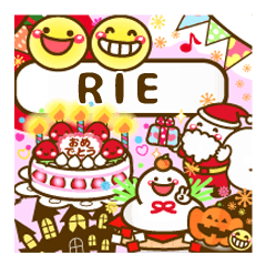Annual events stickers"RIE"