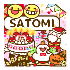 Annual events stickers"SATOMI"