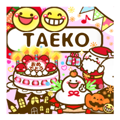 Annual events stickers"TAEKO"