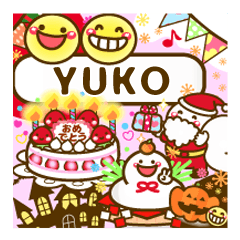 Annual events stickers"YUKO"