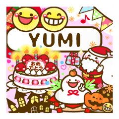 Annual events stickers"YUMI"