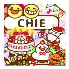 Annual events stickers"CHIE"