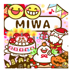 Annual events stickers"MIWA"