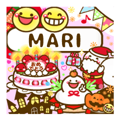 Annual events stickers"MARI"