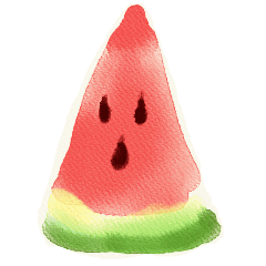 Watermelon Watercolor