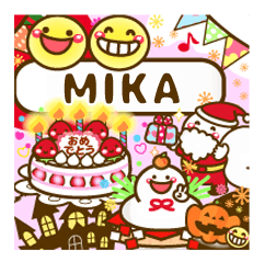 Annual events stickers"MIKA"