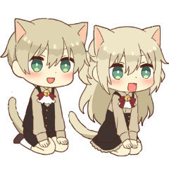 Twins sticker 3.(cat)