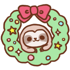 Sloth "Teku" (Christmas ver.)
