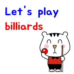 (Billiards)CHICHI is cute(English)
