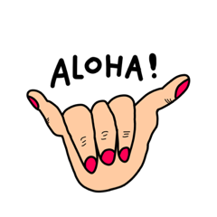 aloha !stamp