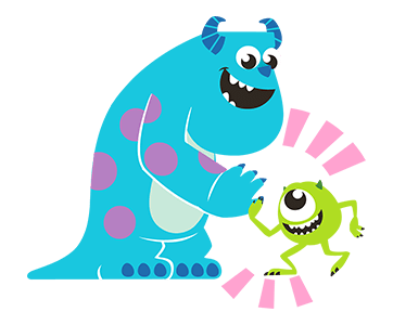 Monsters, Inc. สติกเกอร์ป๊อปอัพ รูปที่ 4