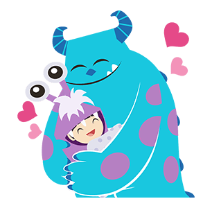 Monsters, Inc. สติกเกอร์ป๊อปอัพ รูปที่ 5