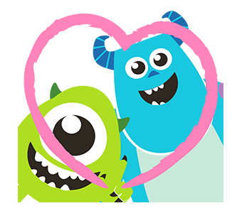Monsters, Inc. สติกเกอร์ป๊อปอัพ รูปที่ 7