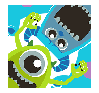 Monsters, Inc. สติกเกอร์ป๊อปอัพ รูปที่ 13