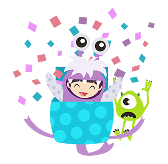 Monsters, Inc. สติกเกอร์ป๊อปอัพ รูปที่ 14