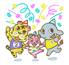 Animal Crossing สติกเกอร์ฉลอง 15 ปี รูปที่ 2
