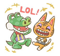 Animal Crossing สติกเกอร์ฉลอง 15 ปี รูปที่ 22
