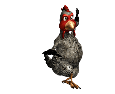 Naughty Chicken [Grey] รูปที่ 2