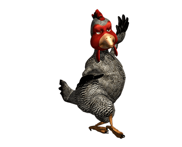 Naughty Chicken [Grey] รูปที่ 3