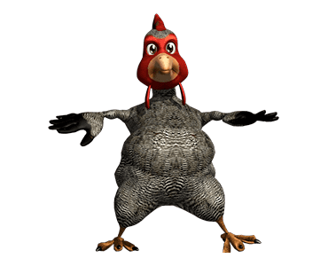 Naughty Chicken [Grey] รูปที่ 4