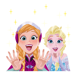 Frozen สติกเกอร์ป๊อปอัพ รูปที่ 6