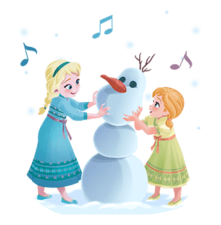 Frozen สติกเกอร์ป๊อปอัพ รูปที่ 14