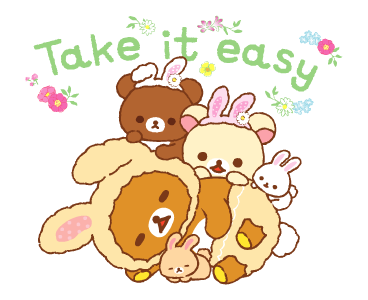 Rilakkuma สติกเกอร์ครอบครัว 2 รูปที่ 1
