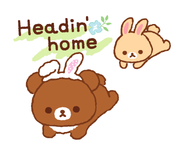 Rilakkuma สติกเกอร์ครอบครัว 2 รูปที่ 12