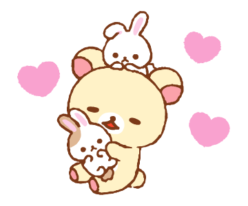 Rilakkuma สติกเกอร์ครอบครัว 2 รูปที่ 16