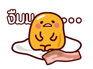 gudetama สติกเกอร์น่ารัก รูปที่ 13