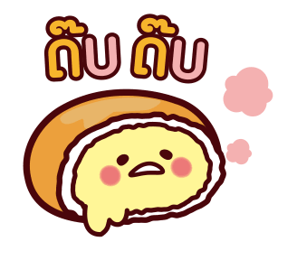 gudetama สติกเกอร์น่ารัก รูปที่ 22