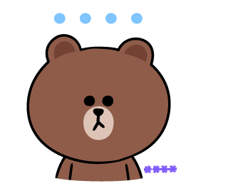 BROWN&FRIENDS สติกเกอร์เติมคำ รูปที่ 78