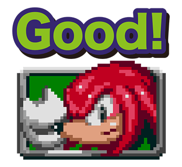 Sonic สติกเกอร์ 8 บิทพร้อมเสียง รูปที่ 3