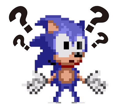 Sonic สติกเกอร์ 8 บิทพร้อมเสียง รูปที่ 10
