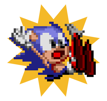 Sonic สติกเกอร์ 8 บิทพร้อมเสียง รูปที่ 15